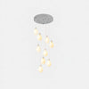 Germoglio Chandelier – Elegant Floral Pendant Light with Brass Accents | Alsolight