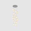 Germoglio Chandelier – Elegant Floral Pendant Light with Brass Accents | Alsolight