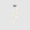Germoglio Chandelier – Elegant Floral Pendant Light with Brass Accents | Alsolight