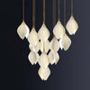 Germoglio Chandelier – Elegant Floral Pendant Light with Brass Accents | Alsolight
