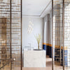 Germoglio Chandelier – Elegant Floral Pendant Light with Brass Accents | Alsolight