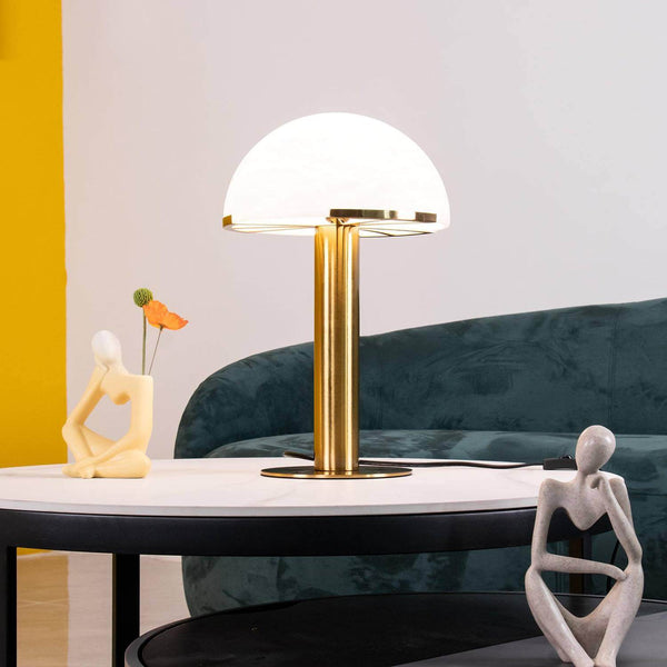 Gesse Table Lamp – Unique Alabaster, Minimalist Color Matching | Alsolight