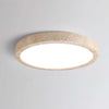 Horizon Round Ceiling Light – Yellow Travertine Elegance & Warm Glow | Alsolight