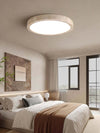 Horizon Round Ceiling Light – Yellow Travertine Elegance & Warm Glow | Alsolight