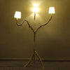 Ines Floor Lamp – Unique Handcrafted Design with Fabrics & Brass | Alsolight