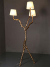 Ines Floor Lamp – Unique Handcrafted Design with Fabrics & Brass | Alsolight