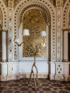 Ines Floor Lamp – Unique Handcrafted Design with Fabrics & Brass | Alsolight