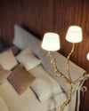 Ines Floor Lamp – Unique Handcrafted Design with Fabrics & Brass | Alsolight