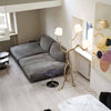 Ines Floor Lamp – Unique Handcrafted Design with Fabrics & Brass | Alsolight