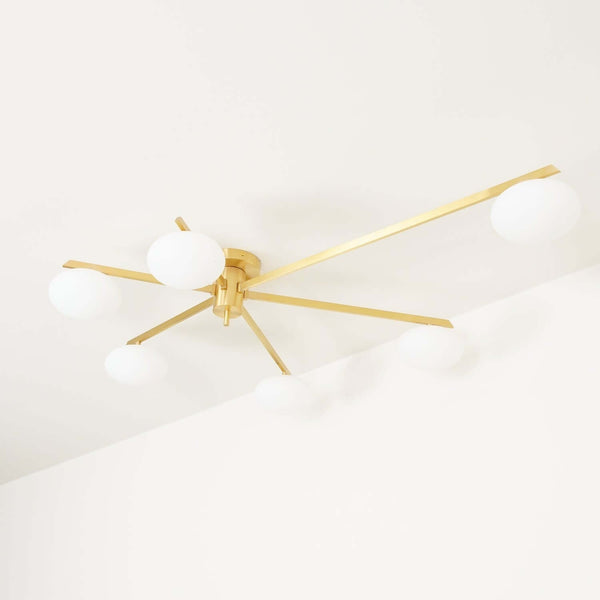 Jasper Ceiling Light – Brass Minimalist Style Modern Ceiling Lamp | Alsolight