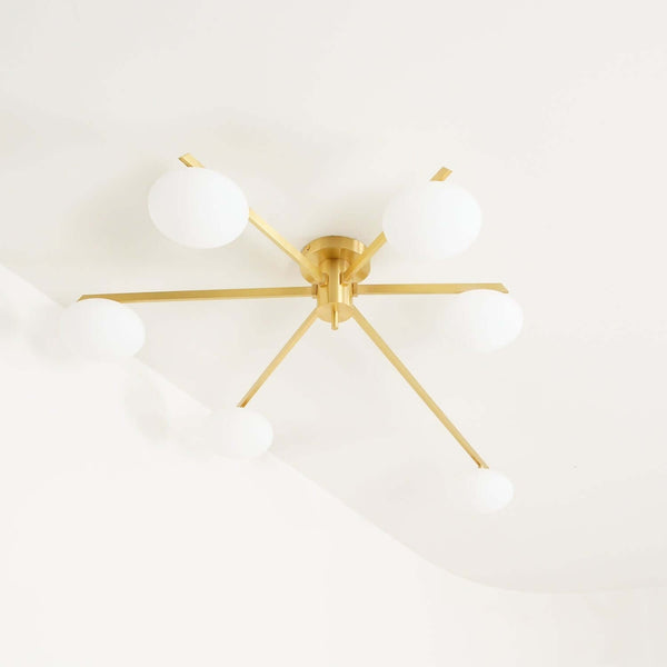 Jasper Ceiling Light – Brass Minimalist Style Modern Ceiling Lamp | Alsolight