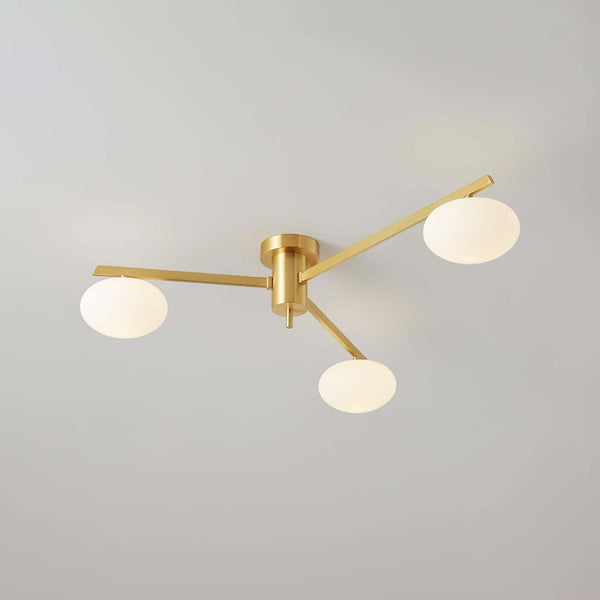 Jasper Ceiling Light – Brass Minimalist Style Modern Ceiling Lamp | Alsolight