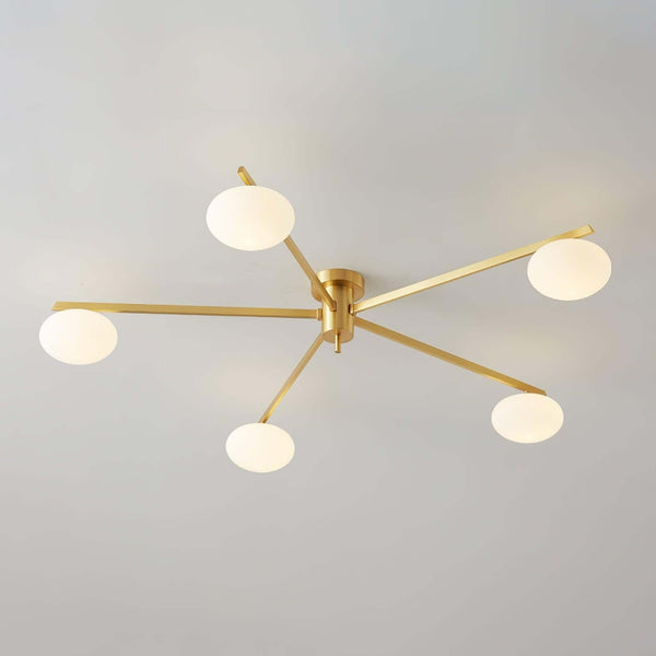 Jasper Ceiling Light – Brass Minimalist Style Modern Ceiling Lamp | Alsolight