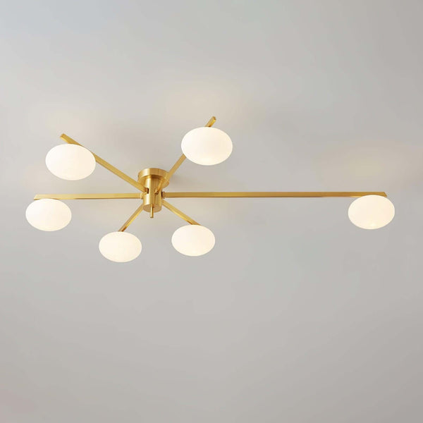 Jasper Ceiling Light – Brass Minimalist Style Modern Ceiling Lamp | Alsolight