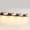 Jaylene Wall Sconce – Elegant Travertine & Wood Dual Light | Alsolight