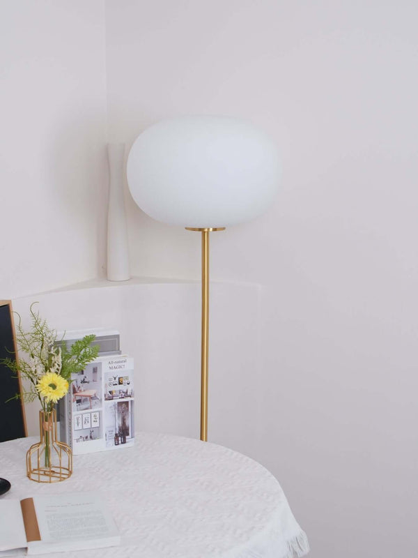 Jwda Floor Lamp – Yellow Travertine & Marble with Artistic Design | Alsolight