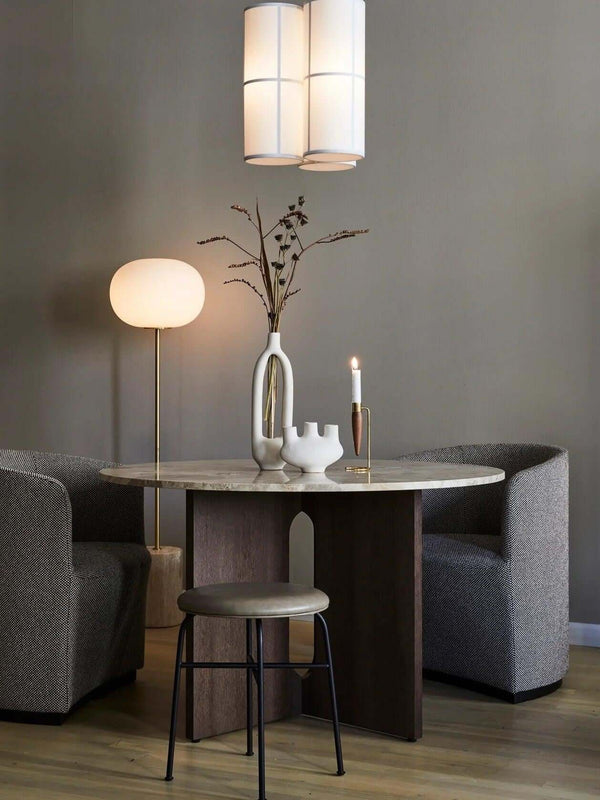 Jwda Floor Lamp – Yellow Travertine & Marble with Artistic Design | Alsolight