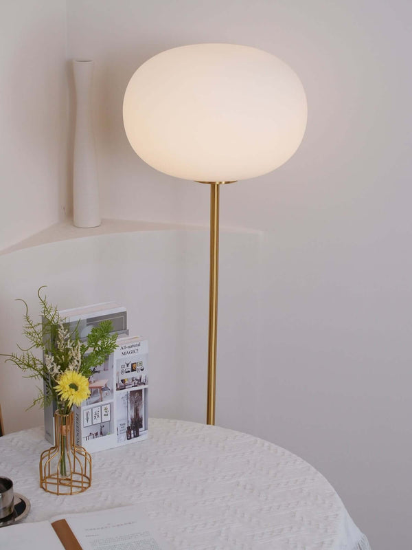 Jwda Floor Lamp – Yellow Travertine & Marble with Artistic Design | Alsolight