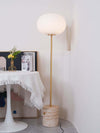 Jwda Floor Lamp – Yellow Travertine & Marble with Artistic Design | Alsolight