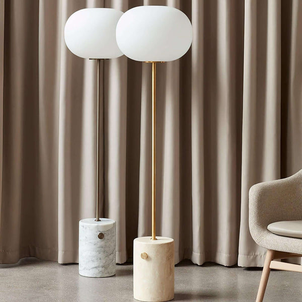 Jwda Floor Lamp – Yellow Travertine & Marble with Artistic Design | Alsolight