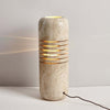 Kota Floor Lamp – Elegant Yellow Travertine Design for Modern Spaces | Alsolight