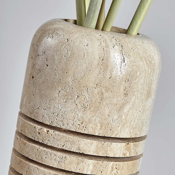 Kota Floor Lamp – Elegant Yellow Travertine Design for Modern Spaces | Alsolight