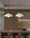 Kubah Alabaster Pendant Lamp – Elegant Art Deco Dome Light | Alsolight
