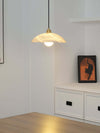 Kubah Alabaster Pendant Lamp – Elegant Art Deco Dome Light | Alsolight