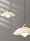 Kubah Alabaster Pendant Lamp – Elegant Art Deco Dome Light | Alsolight