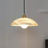 Kubah Alabaster Pendant Lamp – Elegant Art Deco Dome Light | Alsolight
