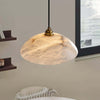 Kubah Alabaster Pendant Lamp – Elegant Art Deco Dome Light | Alsolight