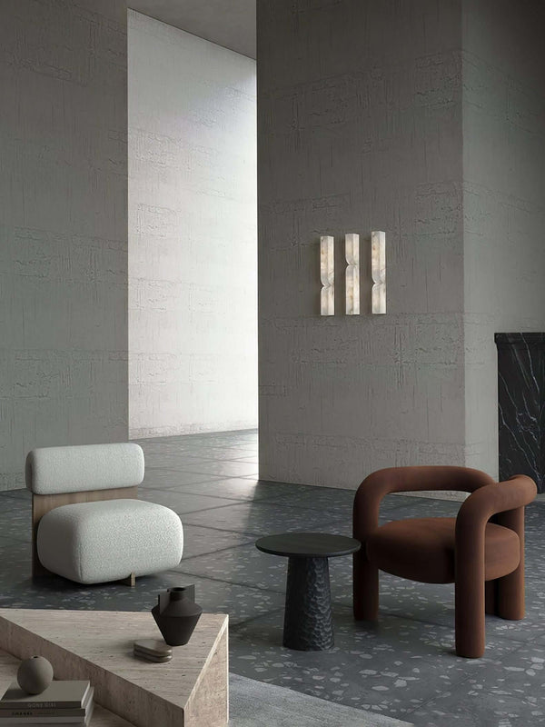 Labra Wall Light – Elegant LED Alabaster Sconce for Ambient Glow | Alsolight
