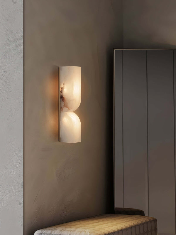 Labra Wall Light – Elegant LED Alabaster Sconce for Ambient Glow | Alsolight