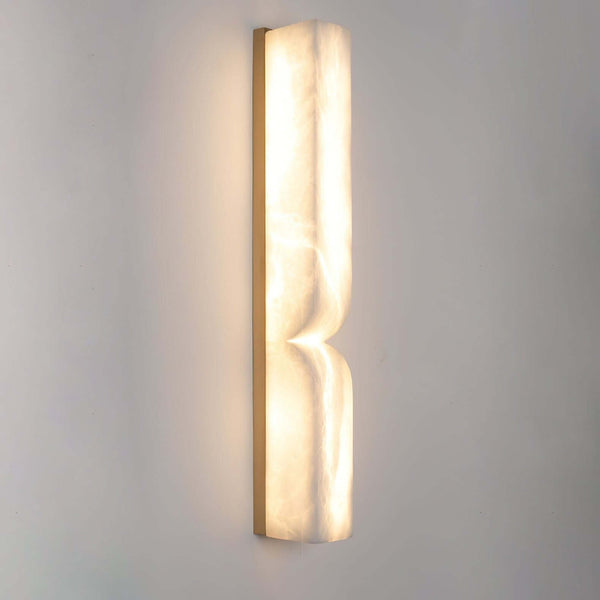 Labra Wall Light – Elegant LED Alabaster Sconce for Ambient Glow | Alsolight