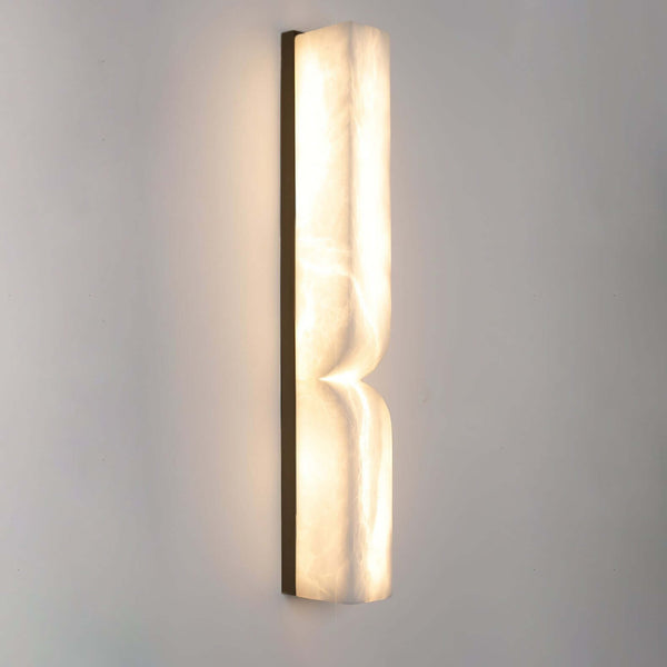 Labra Wall Light – Elegant LED Alabaster Sconce for Ambient Glow | Alsolight