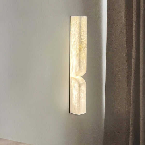 Labra Wall Light – Elegant LED Alabaster Sconce for Ambient Glow | Alsolight