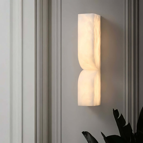 Labra Wall Light – Elegant LED Alabaster Sconce for Ambient Glow | Alsolight