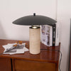 Luna Table Lamp – Yellow Travertine Small Simple Decorative Light | Alsolight