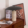 Luna Table Lamp – Yellow Travertine Small Simple Decorative Light | Alsolight