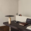 Luna Table Lamp – Yellow Travertine Small Simple Decorative Light | Alsolight