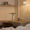 Luna Table Lamp – Yellow Travertine Small Simple Decorative Light | Alsolight