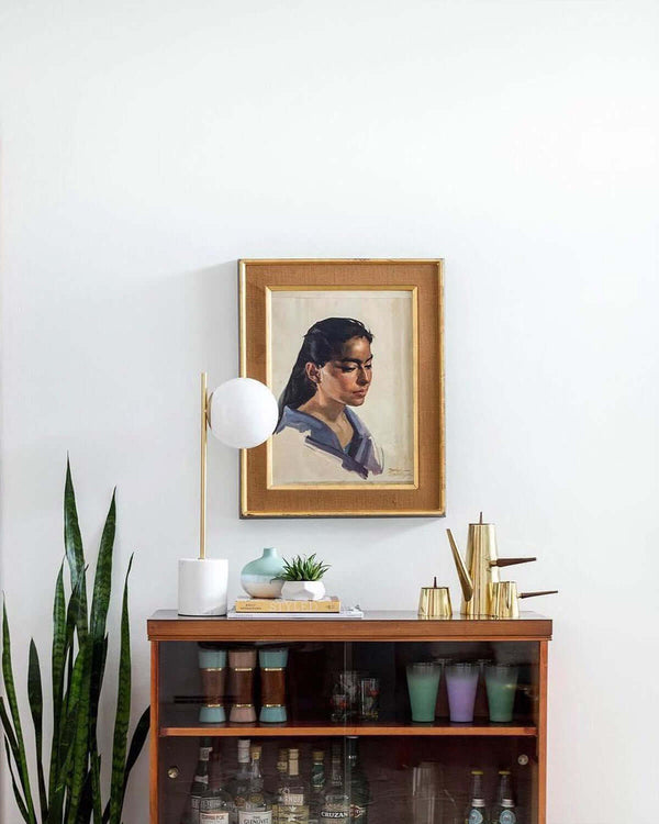 Lurac Table Lamp – Marble Nordic Style, Minimalist Shade, Office Decor | Alsolight