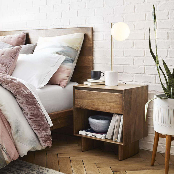 Lurac Table Lamp – Marble Nordic Style, Minimalist Shade, Office Decor | Alsolight