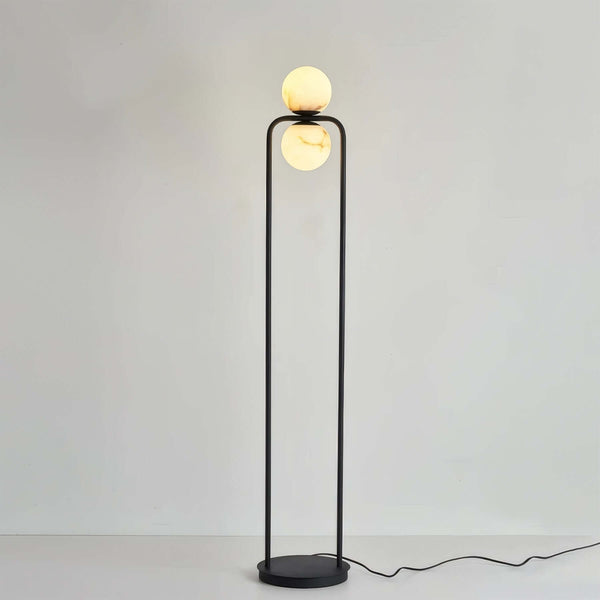 Malihas Alabaster Floor Lamp – Simple, Elegant & Luxurious Lighting | Alsolight