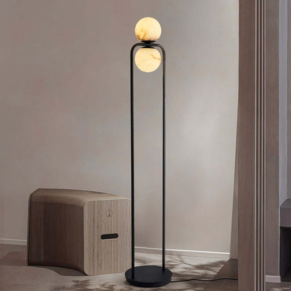Malihas Alabaster Floor Lamp – Simple, Elegant & Luxurious Lighting | Alsolight