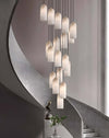 Mid Century Monty Pendant Lamp | Alabaster Shade, Modern Elegance | Alsolight