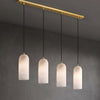 Mid Century Monty Pendant Lamp | Alabaster Shade, Modern Elegance | Alsolight
