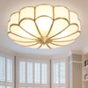 Modern Glass Oukaning Ceiling Light – Frosted Flower Design | Alsolight