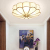 Modern Glass Oukaning Ceiling Light – Frosted Flower Design | Alsolight