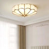 Modern Glass Oukaning Ceiling Light – Frosted Flower Design | Alsolight